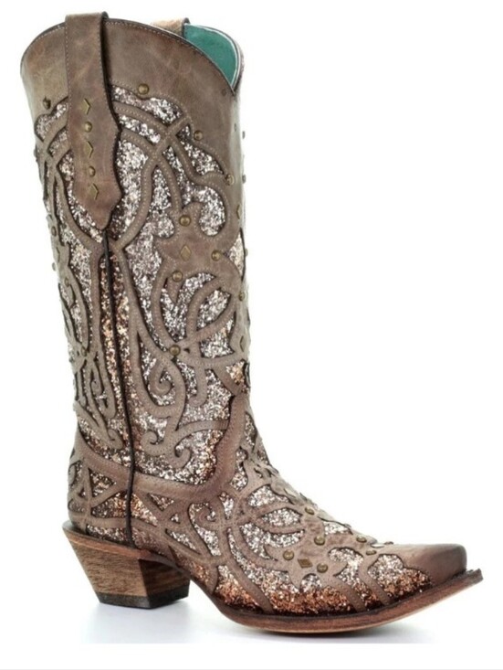 Corral Shoes - Corral Orix Gorgeous Overlay Western Boots * Size 10 * Brand New In Box